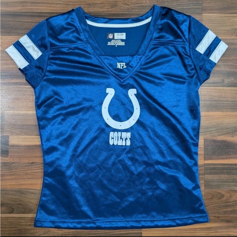 RARE Indianapolis Colts Women's Blue NFL Team Apparel Jersey Brand New Mint Cond